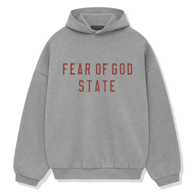 Fear Of God State Fleece Dark Heather Hoodie (FW24) Hover Image
